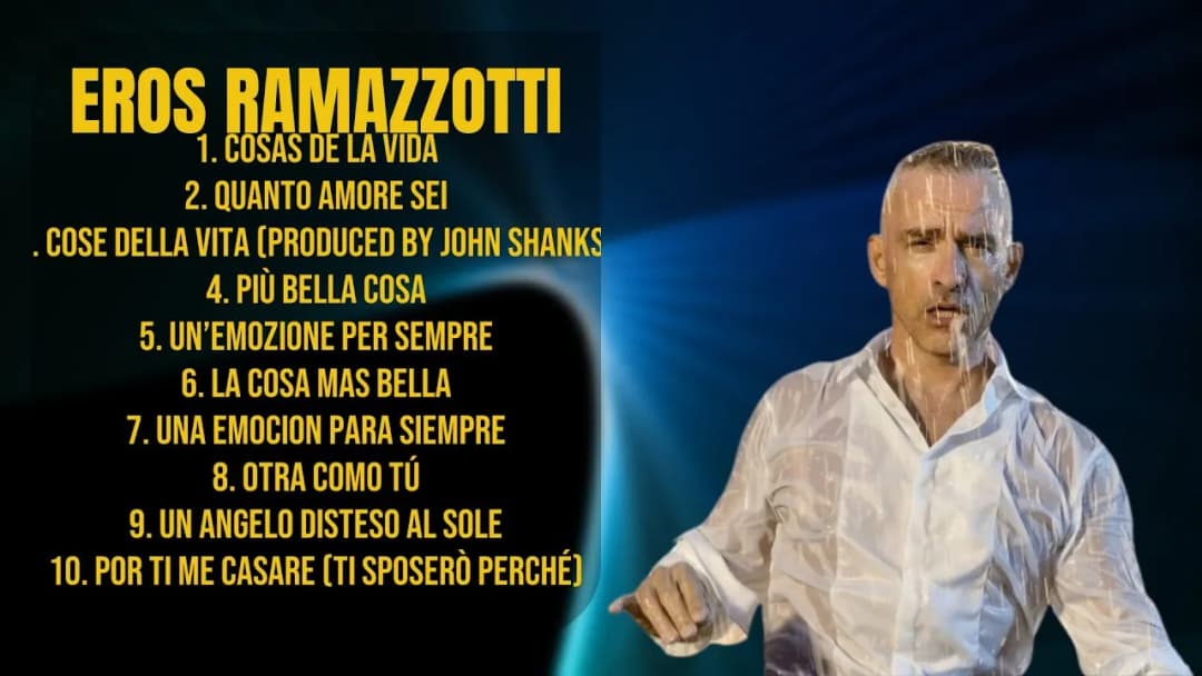 Eros Ramazzotti: przełomowe utwory i ich niezapomniany wpływ