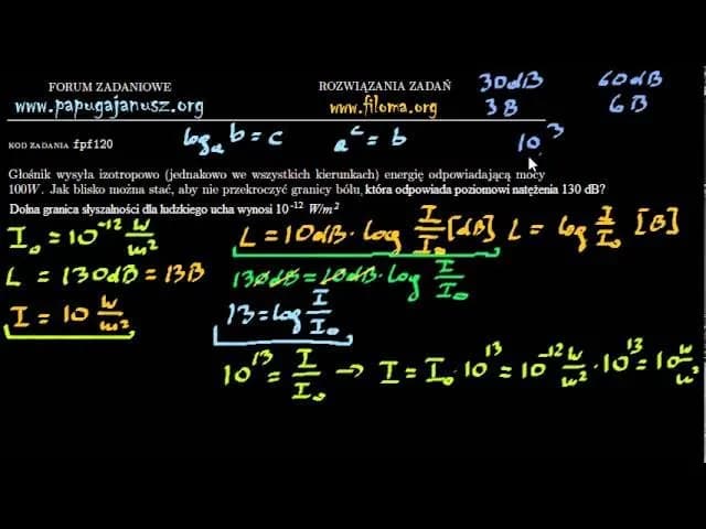 Natężenie dźwięku - wzory i obliczenia, które musisz znać