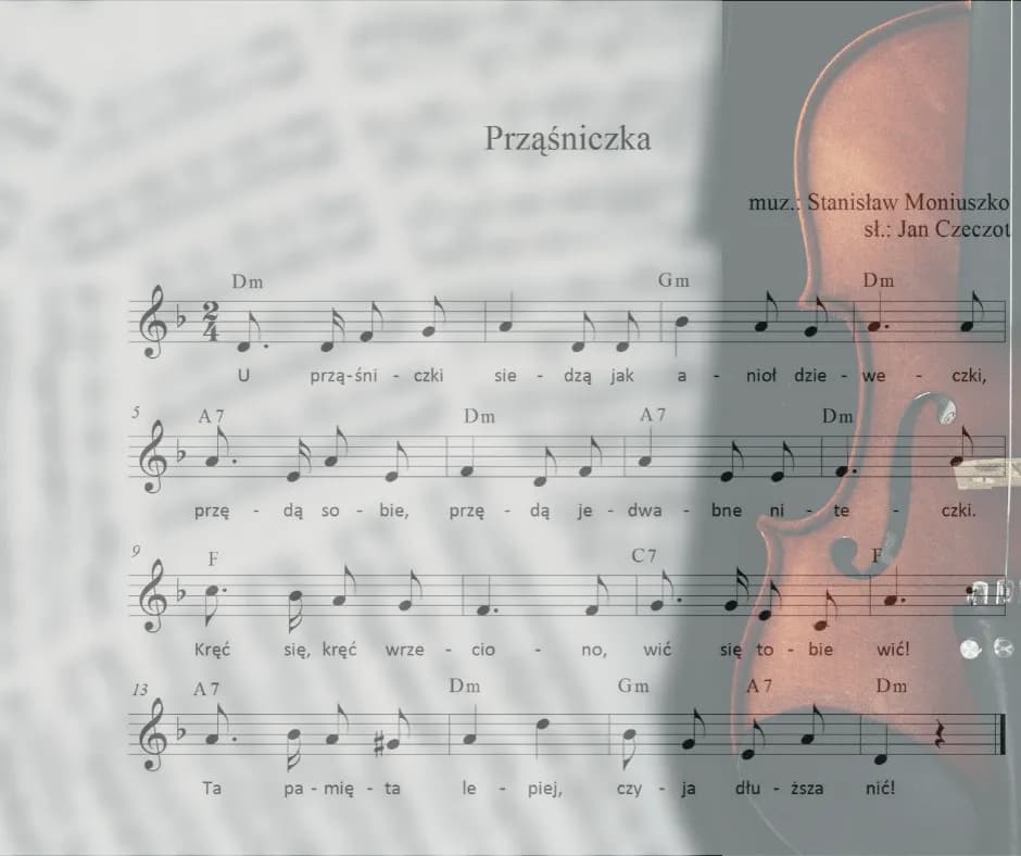 U prząśniczki siedzą - tekst i interpretacja
