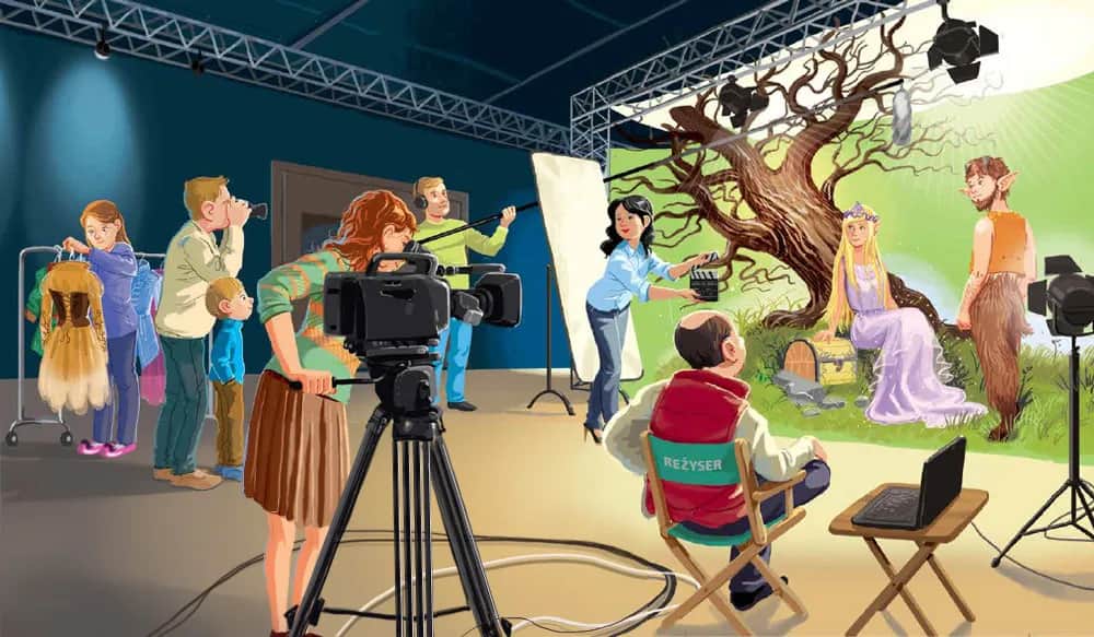 Co znajduje się na planie filmowym: Elementy i procesy produkcji