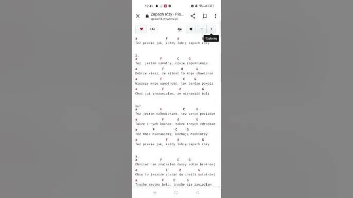 Zapach róży akordy: kompletny zapis nutowy i wskazówki jak zagrać