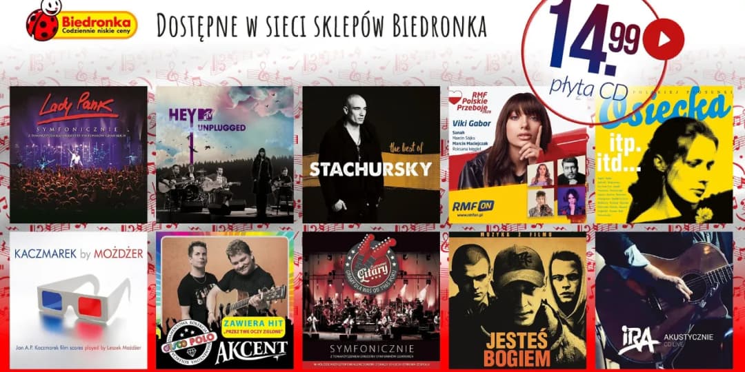 Biedronka oferuje płyty CD i winylowe: Czy warto skorzystać?